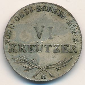 Further Austria, 6 kreuzer, 1802–1805
