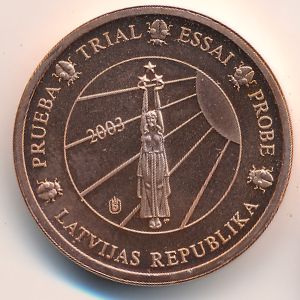 Latvia., 2 euro cent, 2003