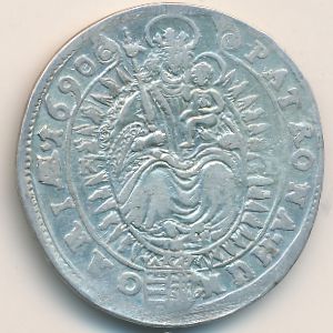 Hungary, 15 krajczar, 1685–1696