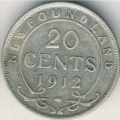 Newfoundland, 20 cents, 1912