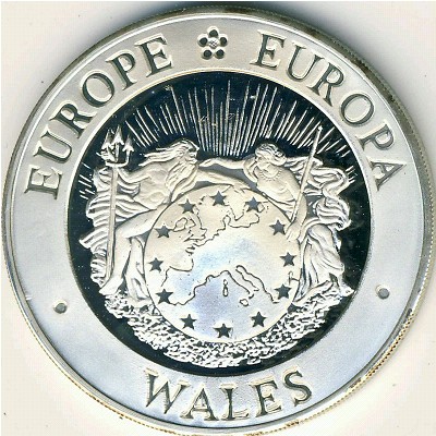 Wales., 25 ecu, 1992