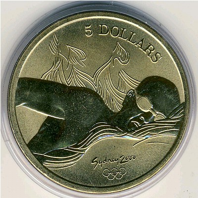 Australia, 5 dollars, 2000