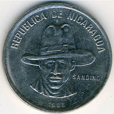 Никарагуа, 50 сентаво (1983–1985 г.)