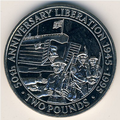 Guernsey, 2 pounds, 1995