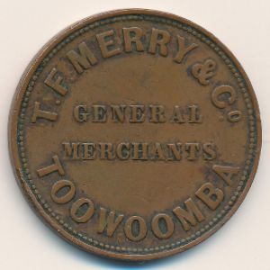 Australia, 1 penny, 1863