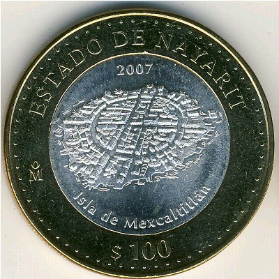Мексика, 100 песо (2007 г.)