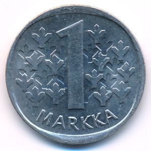 Finland, 1 markka, 1969–1993