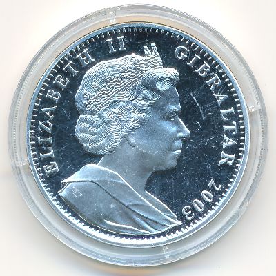 Gibraltar, 1 crown, 2003