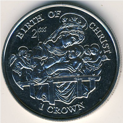 Isle of Man, 1 crown, 1997