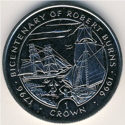 Isle of Man, 1 crown, 1996