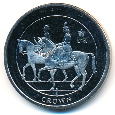 Ascension Island, 1 crown, 2018