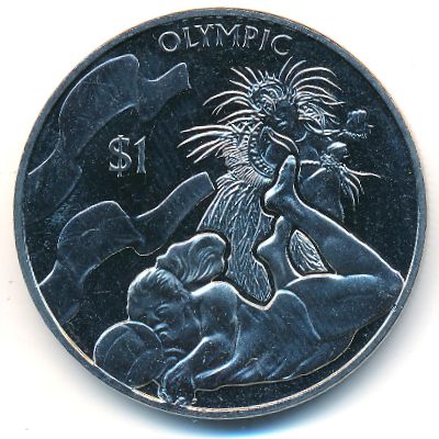 Виргинские острова, 1 доллар (2016 г.)