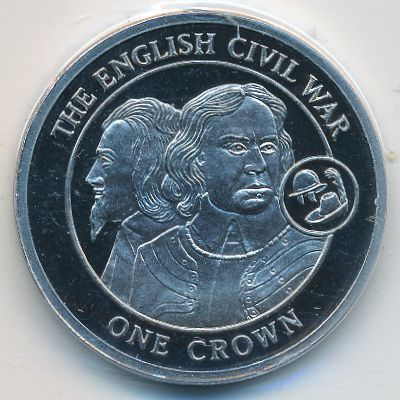 Gibraltar, 1 crown, 2008