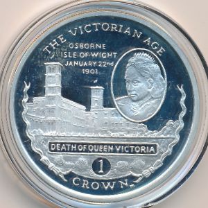 Gibraltar, 1 crown, 2001