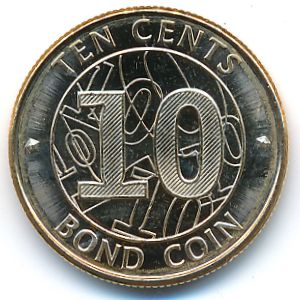 Zimbabwe, 10 cents, 2014