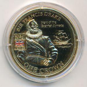 Tristan da Cunha, 1 crown, 2010