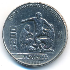 Мексика, 200 песо (1986 г.)