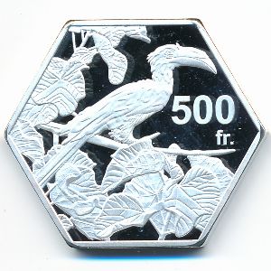 Bakassi., 500 francs, 2019