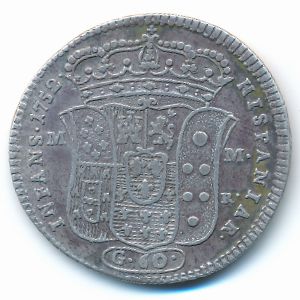 Naples, 60 grana, 1750–1754