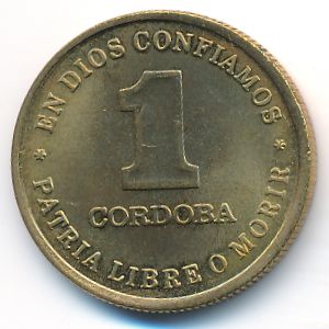 Nicaragua, 1 cordoba, 1987
