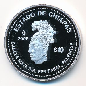 Mexico, 10 pesos, 2006