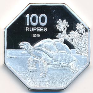Aldabra., 100 rupees, 2019