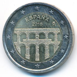 Spain, 2 euro, 2016