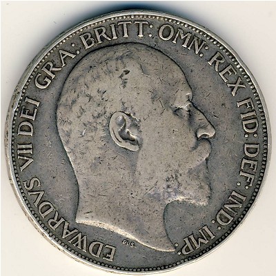 Great Britain, 1 crown, 1902