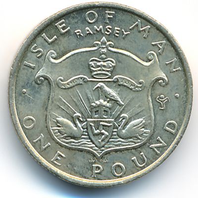Isle of Man, 1 pound, 1985