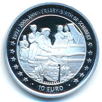 Остров Мэн, 10 евро (1997 г.)