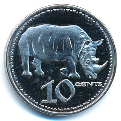 Rhodesia., 10 cents, 2018