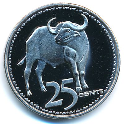 Rhodesia., 25 cents, 2018