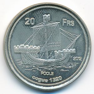 Isle Europa., 20 francs, 2012