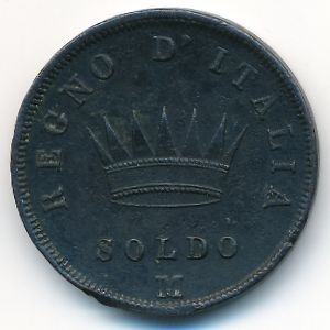 Италия, 1 сольдо (1807–1813 г.)