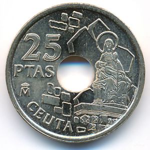 Испания, 25 песет (1998 г.)