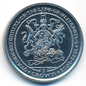 Gibraltar, 1 crown, 2003