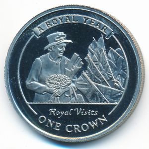 Gibraltar, 1 crown, 2005