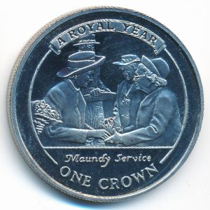 Gibraltar, 1 crown, 2005