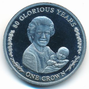 Gibraltar, 1 crown, 2006