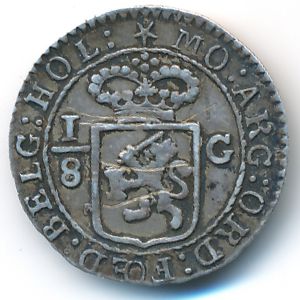 Netherlands East Indies, 1/8 gulden, 1802