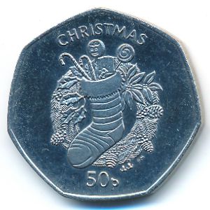 Isle of Man, 50 pence, 2013