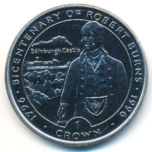 Isle of Man, 1 crown, 1996