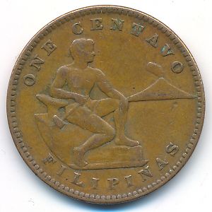 Philippines, 1 centavo, 1903–1936