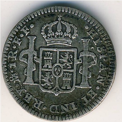 Мексика, 1 реал (1773–1784 г.)
