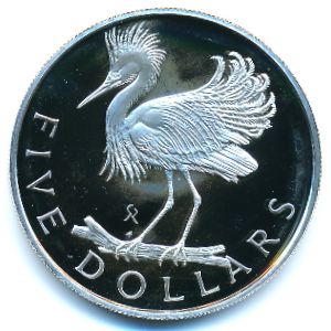 Virgin Islands, 5 dollars, 1979