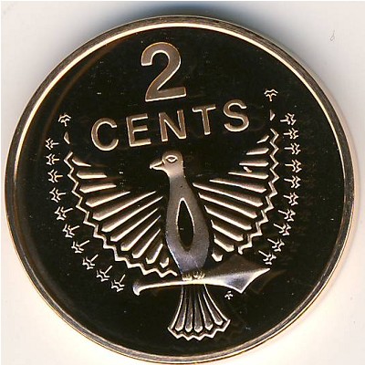 Соломоновы острова, 2 цента (1977–1983 г.)