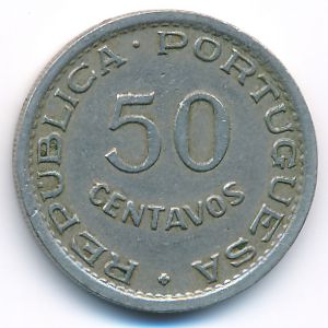 Cape Verde, 50 centavos, 1949