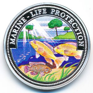 Либерия, 5 долларов (1999 г.)
