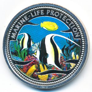 Palau, 5 dollars, 2001