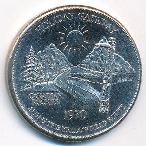 Canada., 1 dollar, 1970